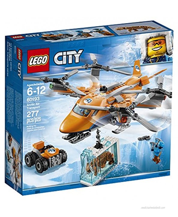 LEGO City Arctic Air Transport 60193 Building Kit 277 Pieces Discontinued by Manufacturer