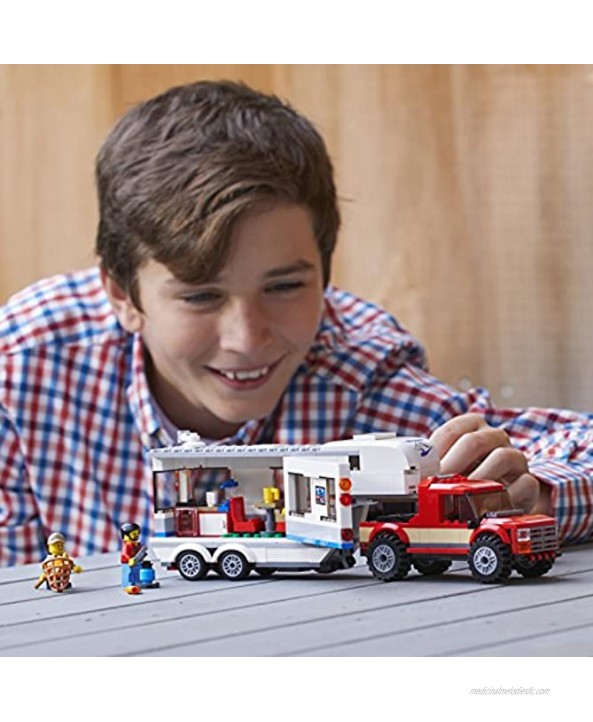 LEGO City Pickup & Caravan 60182 Building Kit 344 Pieces