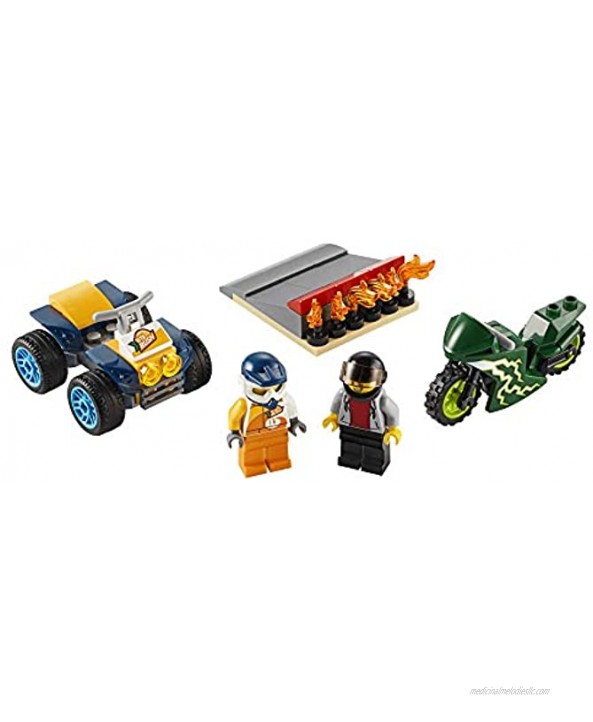 LEGO City Stunt Team 60255 Bike Toy Cool Building Set for Kids New 2020 62 Pieces