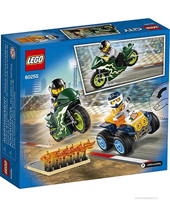 LEGO City Stunt Team 60255 Bike Toy Cool Building Set for Kids New 2020 62 Pieces