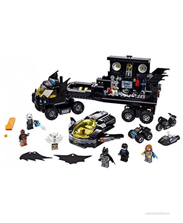 LEGO DC Mobile Bat Base 76160 Batman Building Toy Gotham City Batcave Playset and Action Minifigures Great ‘Build Your Own Truck’ Batman Gift for Kids Aged 6 and up 743 Pieces
