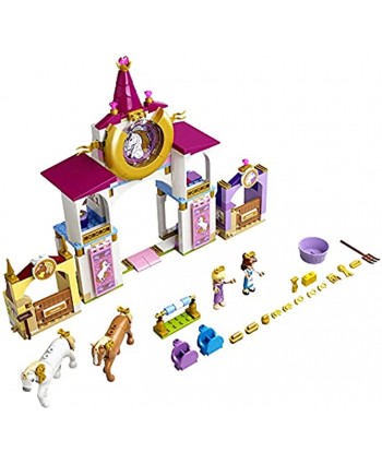 LEGO Disney Belle and Rapunzel’s Royal Stables 43195 Building Kit; Great for Inspiring Imaginative Creative Play 239 Pieces