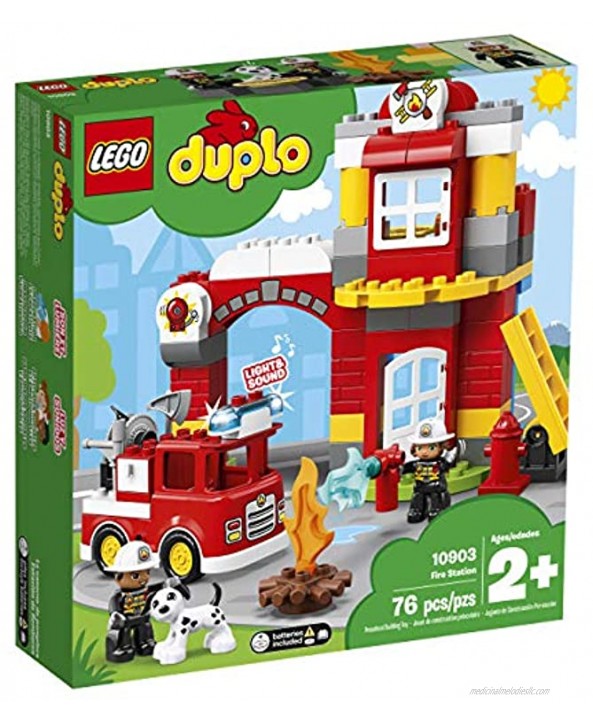 LEGO DUPLO Town Fire Station 10903 Building Blocks 76 Pieces