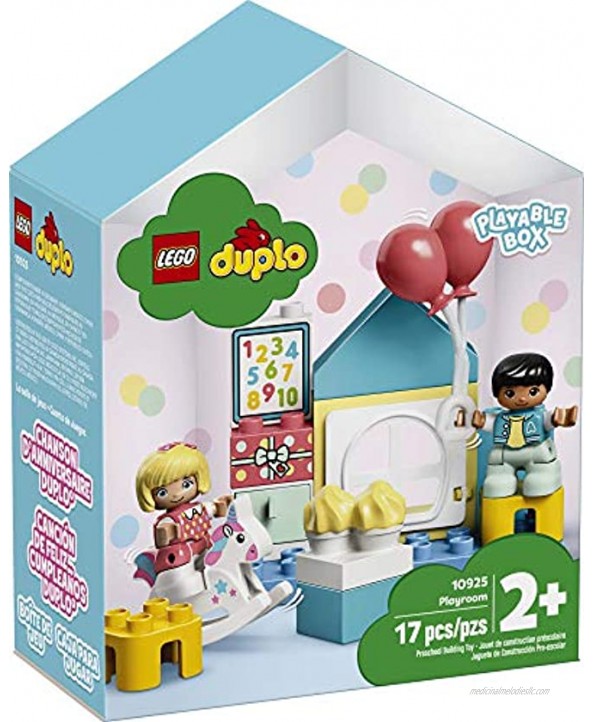 LEGO DUPLO Town Playroom 10925 Kids’ Pretend Play Set Developmental Toy for Toddlers Great First Set 16 Pieces