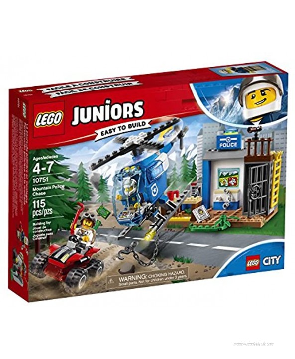LEGO Juniors 4+ Mountain Police Chase 10751 Building Kit 115 Piece Discontinued by Manufacturer