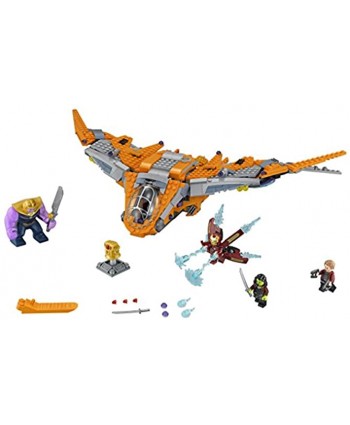 LEGO Marvel Super Heroes Avengers: Infinity War Thanos: Ultimate Battle 76107 Guardians of the Galaxy Starship Action Construction Toy 674 Pieces Discontinued by Manufacturer