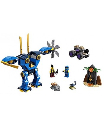 LEGO NINJAGO Legacy Jay’s Electro Mech 71740 Ninja Toy Building Kit Featuring Collectible Minifigures; Great Gift for Kids Aged 4 and Up Who Love Imaginative Toys New 2021 106 Pieces