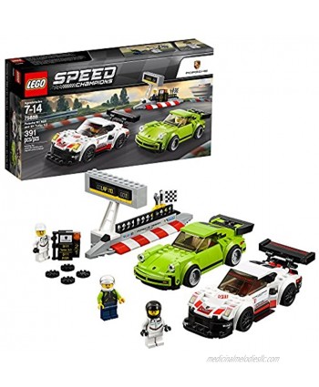 LEGO Speed Champions Porsche 911 RSR and 911 Turbo 3.0 75888 Building Kit 391 Pieces Discontinued by Manufacturer