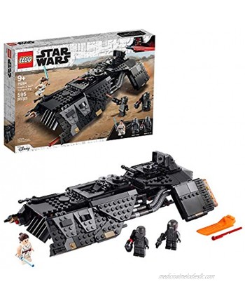 LEGO Star Wars: The Rise of Skywalker Knights of Ren Transport Ship 75284 Spacecraft Set Features Knights of Ren and Rey Minifigures to Role-Play Star Wars Missions 595 Pieces