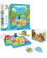 SmartGames Three Little Piggies Deluxe Cognitive Skill-Building Puzzle Game featuring 48 Playful Challenges for Ages 3+