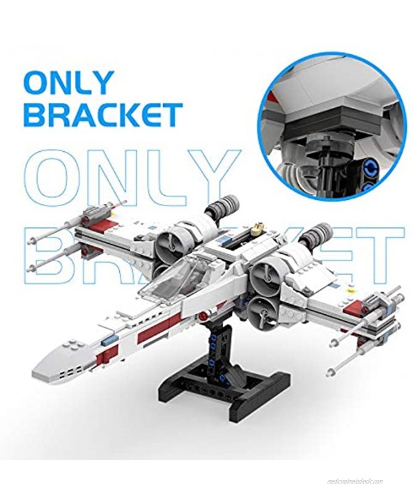 Stand for Lego X-Wing Starfighter 75301 75273 75297 75218 75235 Building Kits,Awesome Display for Lego Y-Wing 75249 75172 Starfighter Building Toys52 PCS