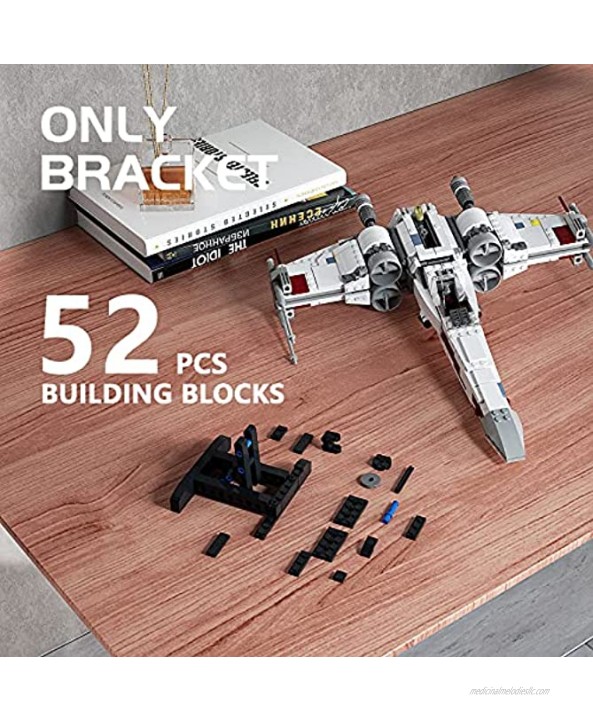 Stand for Lego X-Wing Starfighter 75301 75273 75297 75218 75235 Building Kits,Awesome Display for Lego Y-Wing 75249 75172 Starfighter Building Toys52 PCS