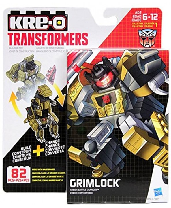 Hasbro Kreo Transformers Battle Changer Dinobot Grimlock 82 pcs