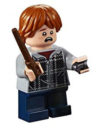 LEGO 2018 Harry Potter Minifigure Ron Weasley in Hoodie with Wand 75955