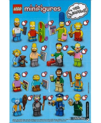 Lego 71005 The Simpson Series Itchy Simpson Character Minifigures