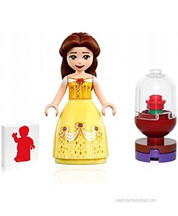 Lego Disney Princess Beauty & The Beast Minifigure Belle in Dress with Red Roses 43180