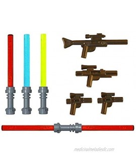 LEGO Lightsaber & Blaster Rifle Pack 4 Lightsabers 4 Blasters LEGO Star Wars Minifigure Accessories