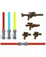 LEGO Lightsaber & Blaster Rifle Pack 4 Lightsabers 4 Blasters LEGO Star Wars Minifigure Accessories