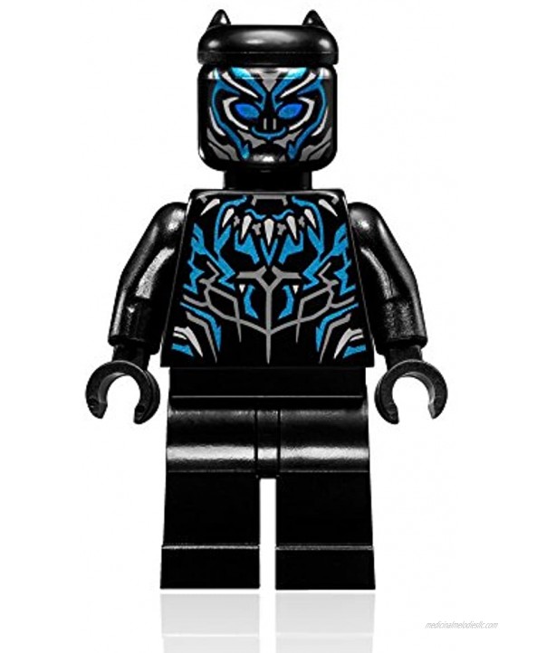 LEGO Marvel Super Heroes Black Panther Minifigure Black Panther Vibranium Suit 76099