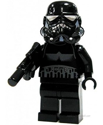 LEGO Star Wars Minifigure Black Shadow Trooper with Blaster Gun 2007