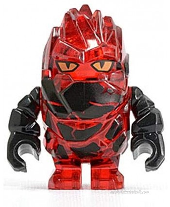 Rock Monster Infernox Trans Red with Black Arms LEGO Power Miners Minifigure