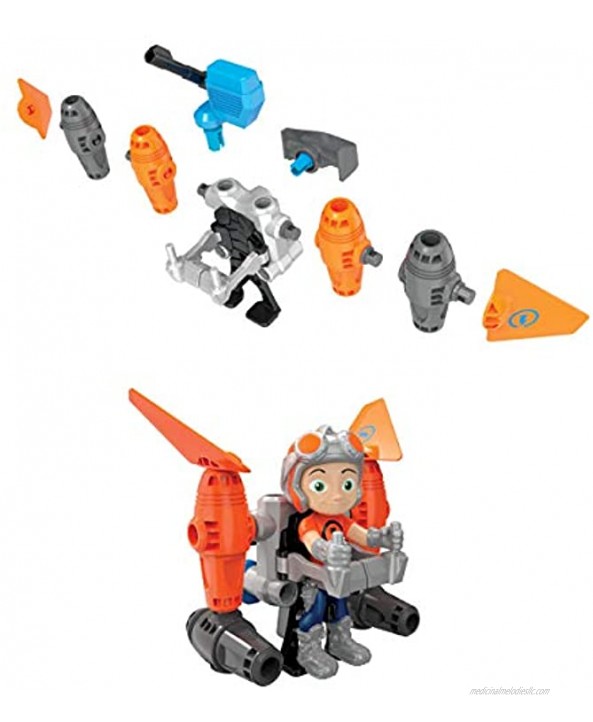 RUSTY RIVETS – Jet Pack Building Set with Rusty Figure for Ages 3 and Up
