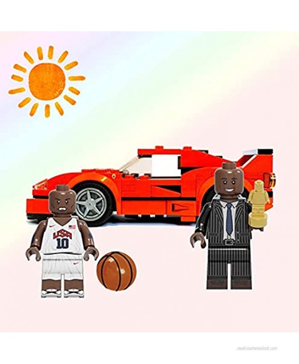 8pcs Basketball Super Star Ko Be Building Blocks Toy Bricks Action Figures Collectibles Commemorative Gifts Toy for Kids
