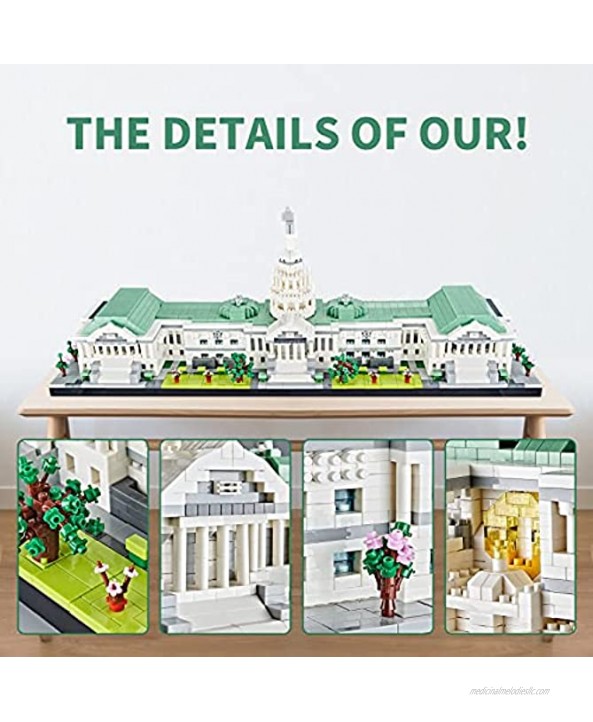 Capitol Micro Mini Blocks 4030 Pieces Building Model Set Toys Gifts for Kid and Adult