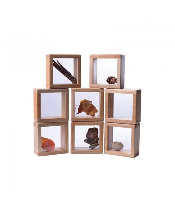 Constructive Playthings Discovery Windows Set of 4 Blocks to Be Filled and Viewed Ages 2-8 Years
