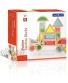 Guidecraft Jr. Rainbow Blocks 20 Piece Set: Kids Colorful Learning and Educational Toy