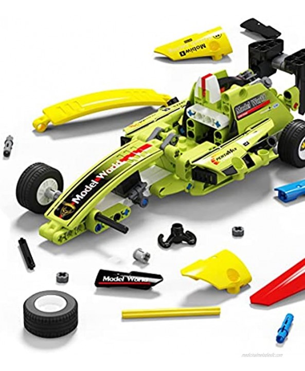 HI Luck Building Blocks Car Toys,226 Pieces Building Pull Back Racecar Toys for Kids,Best Building Blocks Gift for 6-12+ Years Old Boys and Girls
