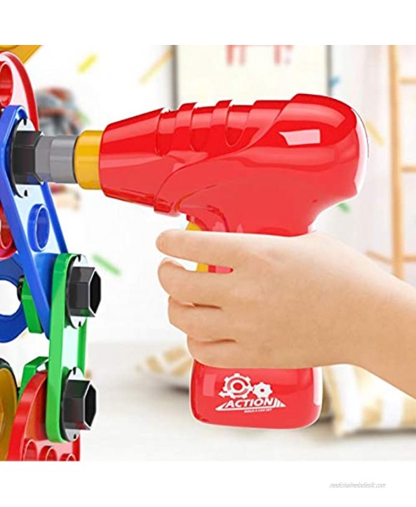 Jasonwell STEM Toys Building Blocks Accessories and Electric Drill Screwdriver
