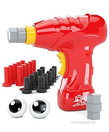Jasonwell STEM Toys Building Blocks Accessories and Electric Drill Screwdriver