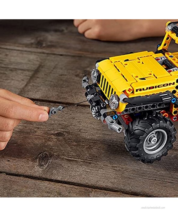 LEGO 42122 Technic Jeep Wrangler 4x4 Toy Car Off Roader SUV Model Building Set