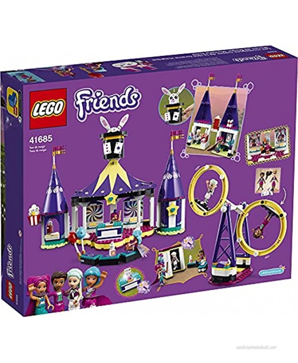LEGO Friends Magical Funfair Roller Coaster 41685 Building Kit; Pretend Playset for Kids Who Love Theme Park Toys; New 2021 974 Pieces