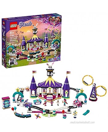 LEGO Friends Magical Funfair Roller Coaster 41685 Building Kit; Pretend Playset for Kids Who Love Theme Park Toys; New 2021 974 Pieces