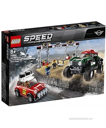 LEGO Speed Champions Mini Cooper S Rally de 1967 y Mini John Cooper Works Buggy de 2018 75894