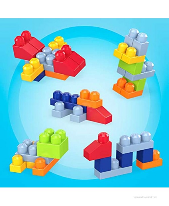Mega Bloks Pull ‘n Play Wagon Preschool Building Set Learning Toy GPY95
