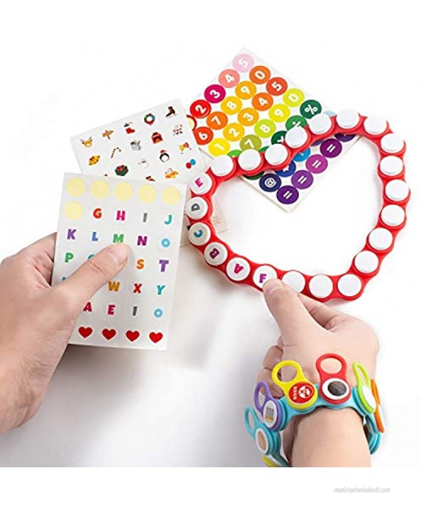 N A Zooest Building Block Interlocking Puzzle Toys 144pcs DIY Plastic Buckle Button Toys for Age 4 5 6 7 8 9 10 Years Great Button Art Toys for Gifts
