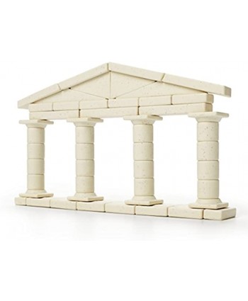 Taksa Toys Arch•Kid•Tech Greek Façade – Architectural Building Blocks Set for Learning History and Ancient Building Techniques