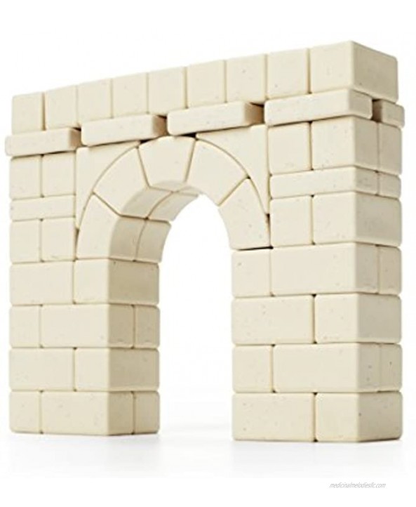 Taksa Toys Arch•Kid•Tech Roman Arch – Architectural Building Blocks Set for Learning History and Ancient Building Techniques