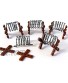 Trendyz Minifigures Military War Defense Barbed Wire Fence Entanglements Wire Obstacle Bricks Toy Building Blocks Kit