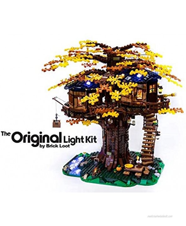 Brick Loot Deluxe LED Light Kit for Your Lego Ideas Tree House Set 21318 Lego Set Not Included