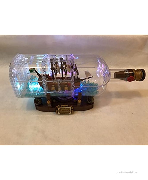 brickled Lighting kit for Lego Ideas Ship in a Bottle 21313 Lego Set not Included