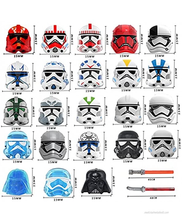 RuiyiF 63pcs Custom Sci-fi Style Toy Weapons Pack Accessories Kit for Building Block Figures Military Weapons and Armor Set Toy Gun Helmet Mask Sword Compatible with All Major Brand