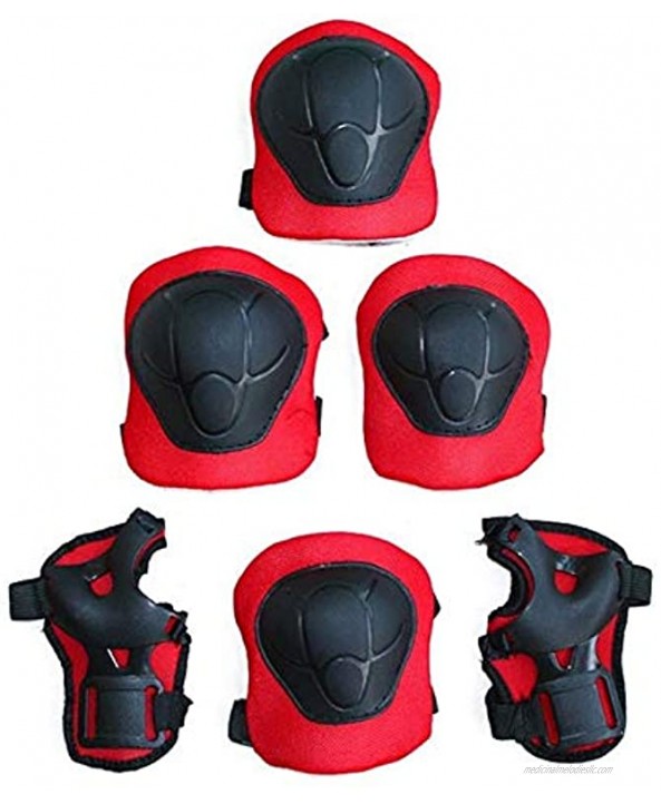 7PCS Set Universal Children Kids Protective Gear Set Comfortable Scooter Skate Roller Cycling Knee Pads Elbow Pads Set