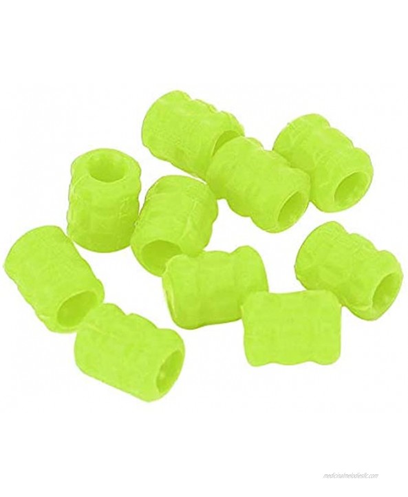 AMONIDA Silicone Sturdy and Durable Cool Modelling 20PCS Bike Line Tube Protector Bicycle Cable Protector for Mountain Bike BicyclesGreen Luminous Version