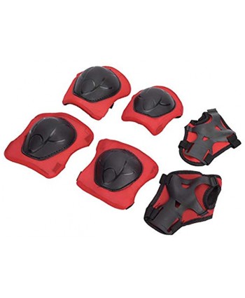 Dioche Polyester Fiber Kid Protective Gear Set Kid Elbow Pad with Wrist Effective Skating for Roller Sport Bikered