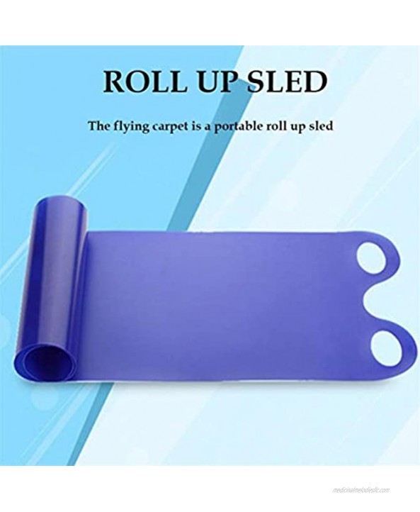 FreshWater Winter Snow Sled,Outdoor ski mat Winter Snow Sled Sports Skiing Pad Sled Snowboard Rolling Snow Slider Skiing Board for Kids Sled Snow Accessories