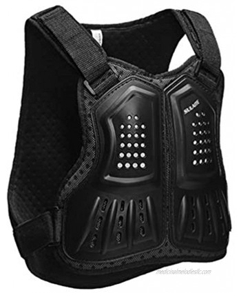 VORCOOL Kids Armor Suit Protective Vest Jacket Breast Chest Spine Protector for Dirt Bike Skiing Cycling Riding Skateboarding M
